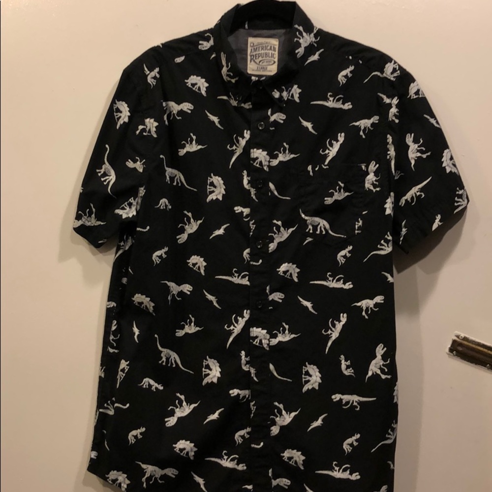 Dinosaur Button Down!!!